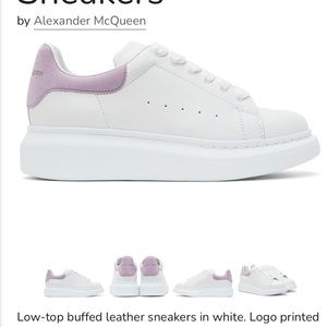 Alexander McQueen Purple Oversized Sneakers